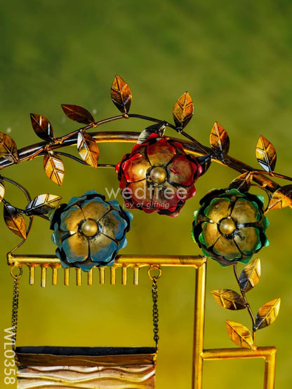 Metal Lamp with water fountain - WL0358