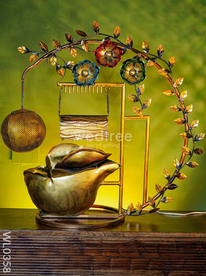 Metal Lamp with water fountain - WL0358