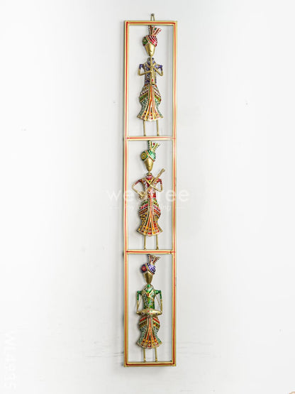 Metal Musicians Wall Hanging Panel - WL4935