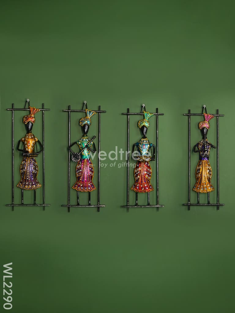 Metal Punjabi Musical Frames ( Set of 4) - WL2290