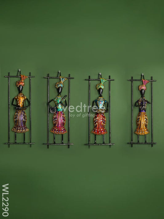 Metal Punjabi Musical Frames ( Set of 4) - WL2290