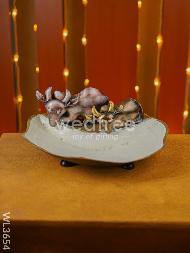 Metal Two Cow Urli - WL3654