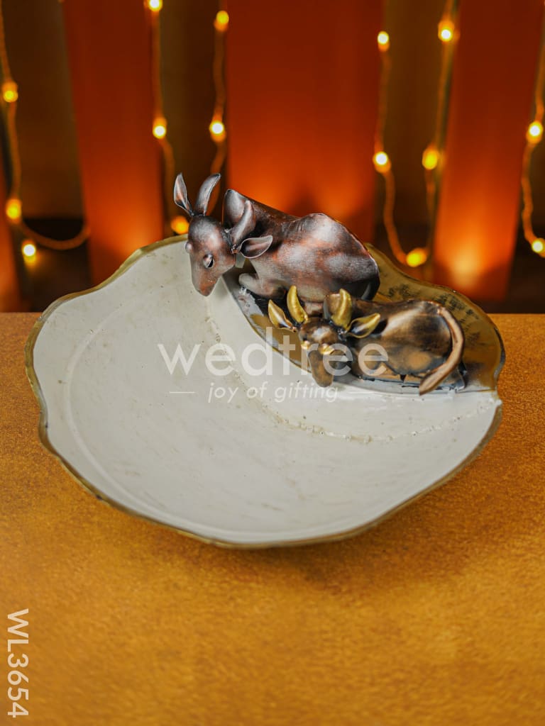 Metal Two Cow Urli - WL3654