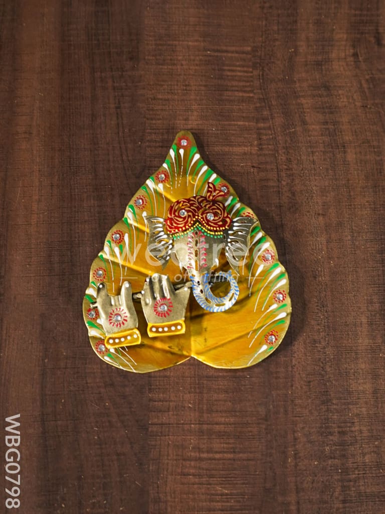 Metal Wall Hanging Ganesha - WBG0798
