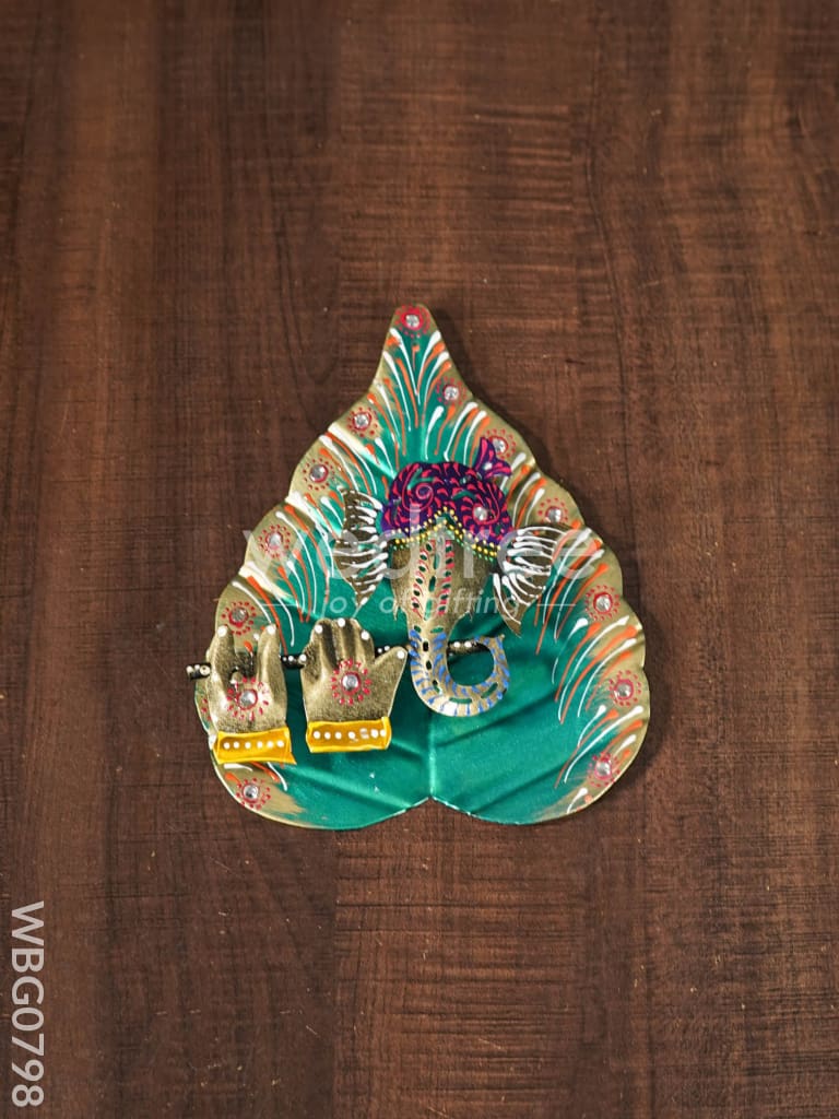 Metal Wall Hanging Ganesha - WBG0798