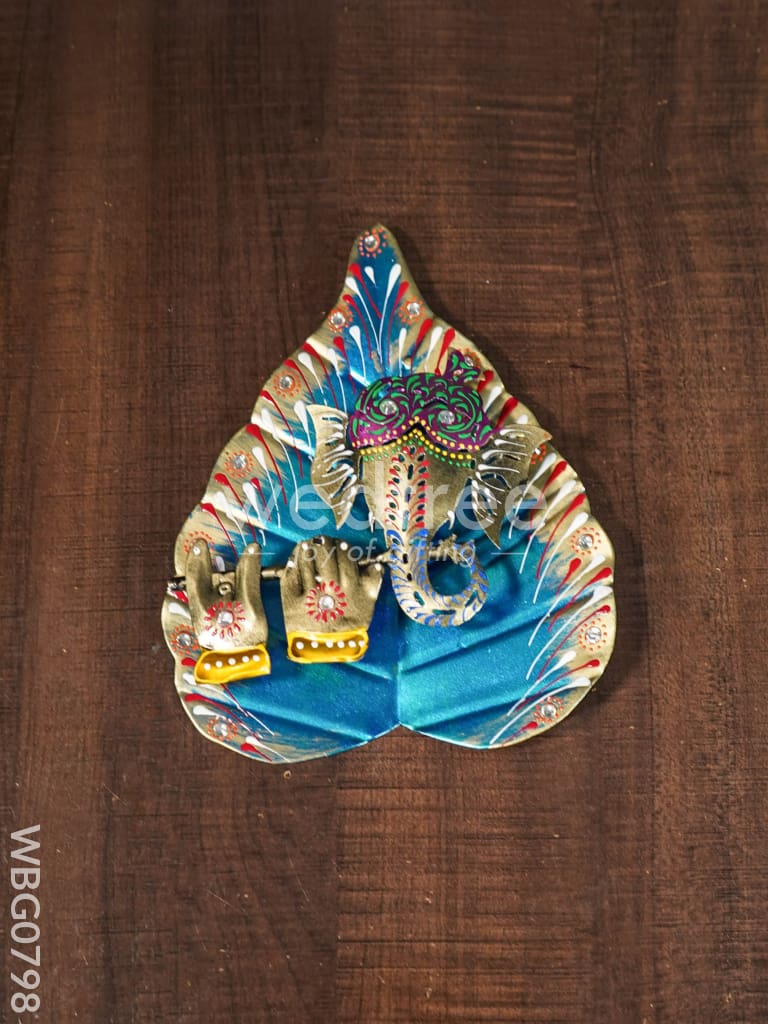 Metal Wall Hanging Ganesha - WBG0798