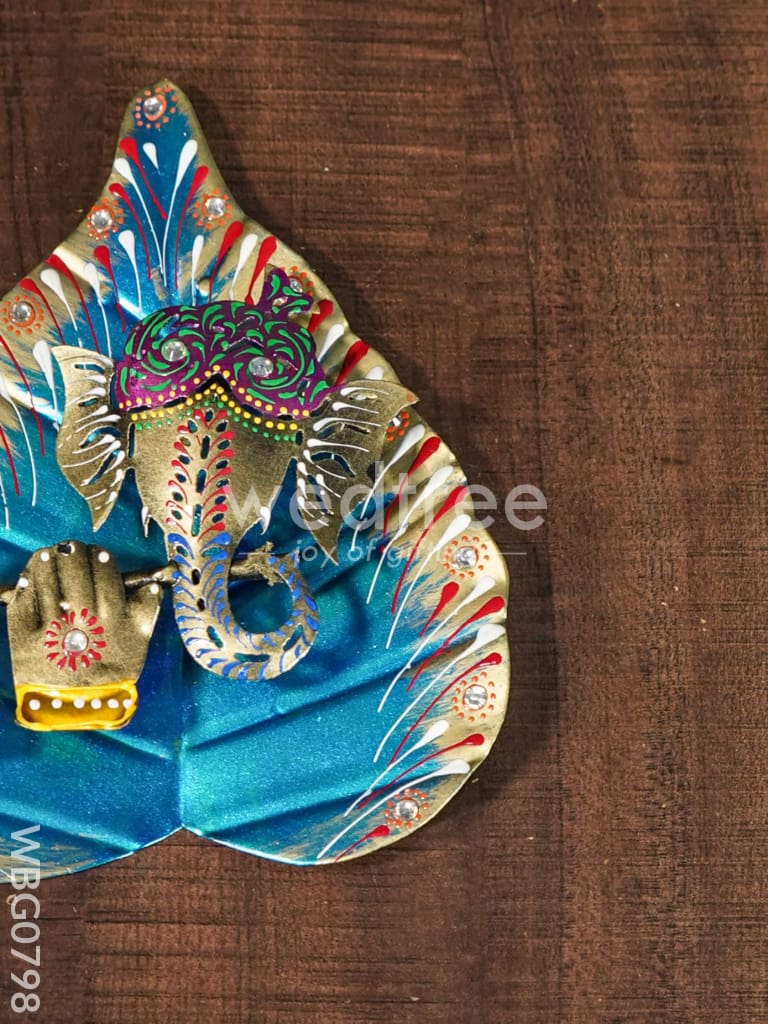 Metal Wall Hanging Ganesha - WBG0798