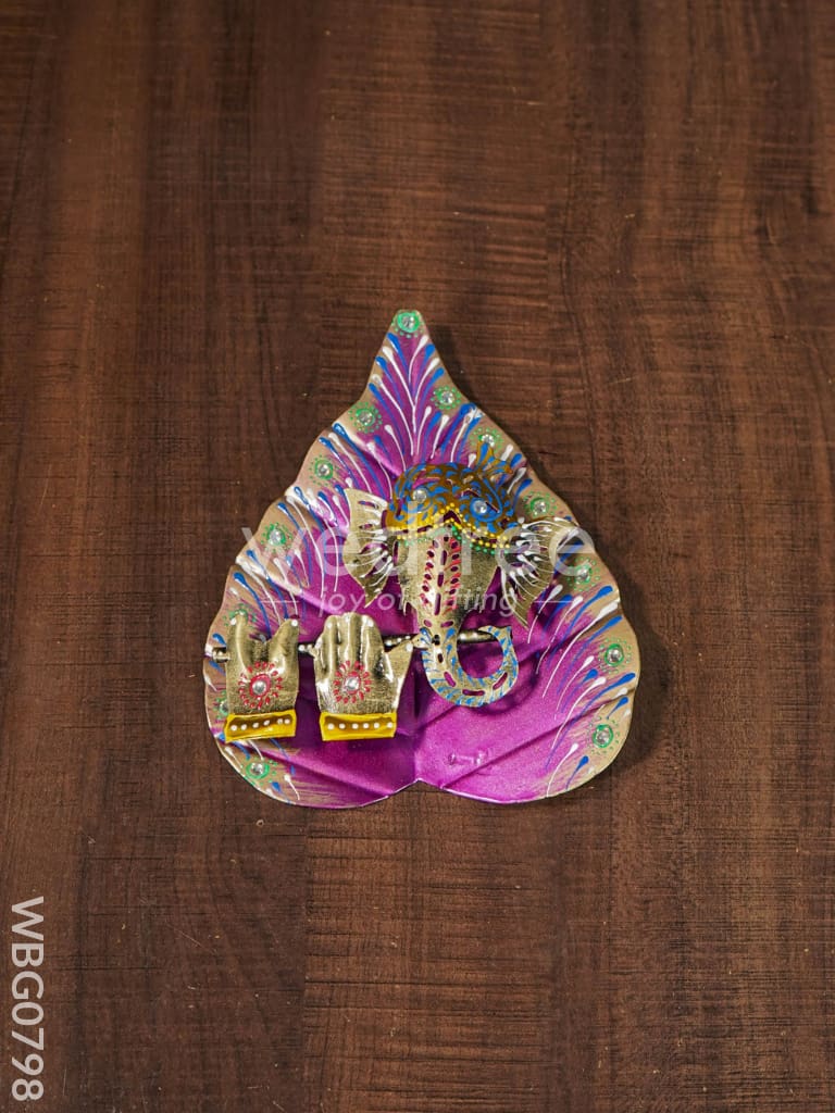 Metal Wall Hanging Ganesha - WBG0798