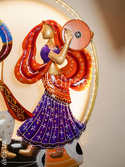 Metal Wall Hanging Rajasthani Musicians - WL4049