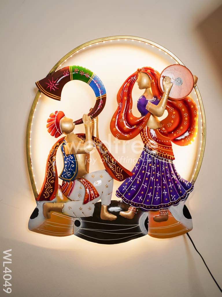 Metal Wall Hanging Rajasthani Musicians - WL4049