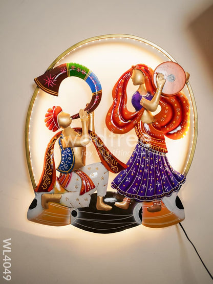 Metal Wall Hanging Rajasthani Musicians - WL4049