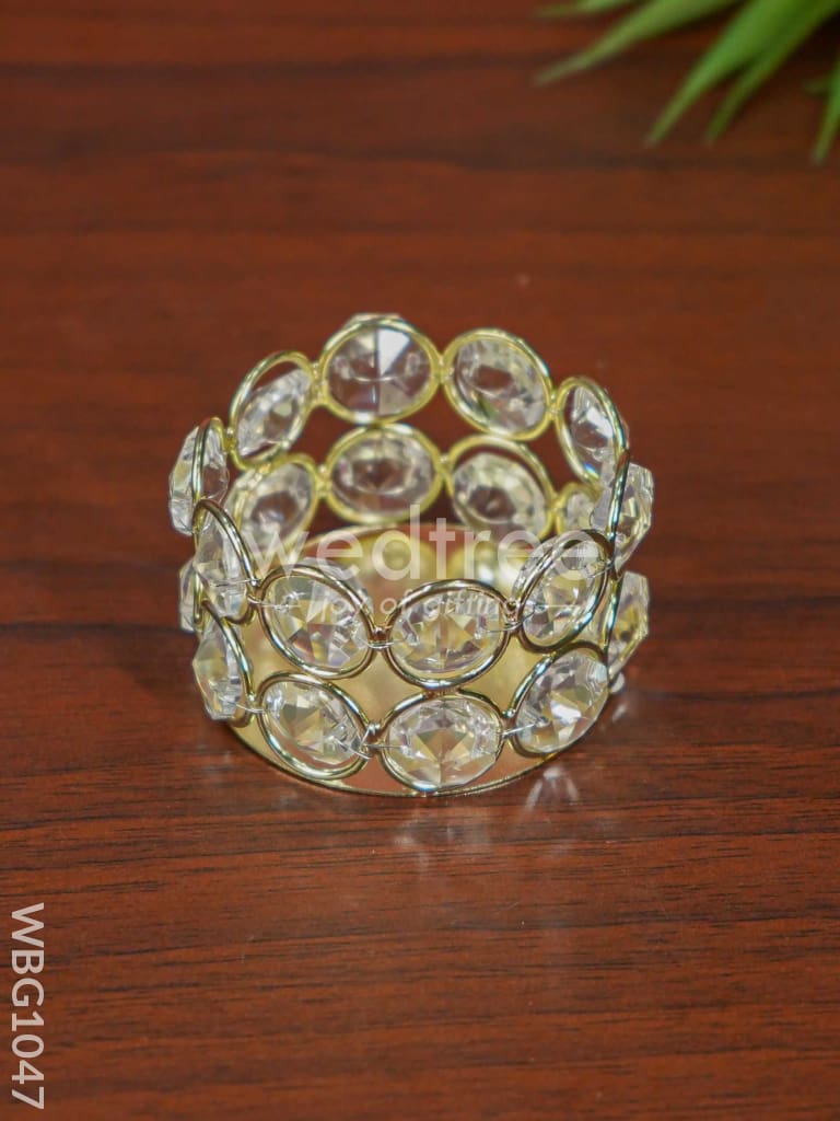 Mini Crystal T Light Holder - WBG1047