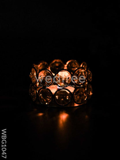 Mini Crystal T Light Holder - WBG1047