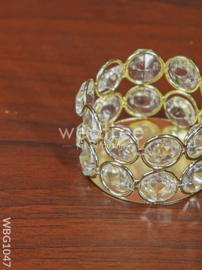 Mini Crystal T Light Holder - WBG1047