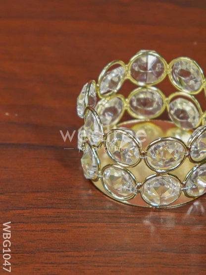 Mini Crystal T Light Holder - WBG1047
