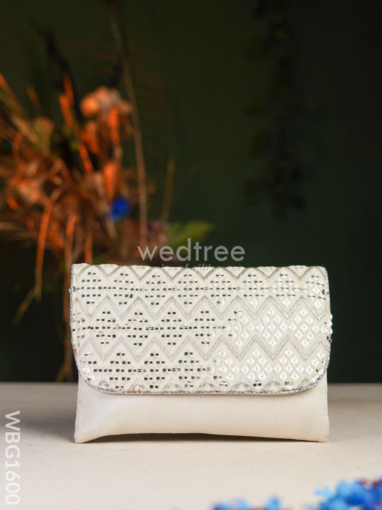 Mirror Work Clutch Purse - WBG1600
