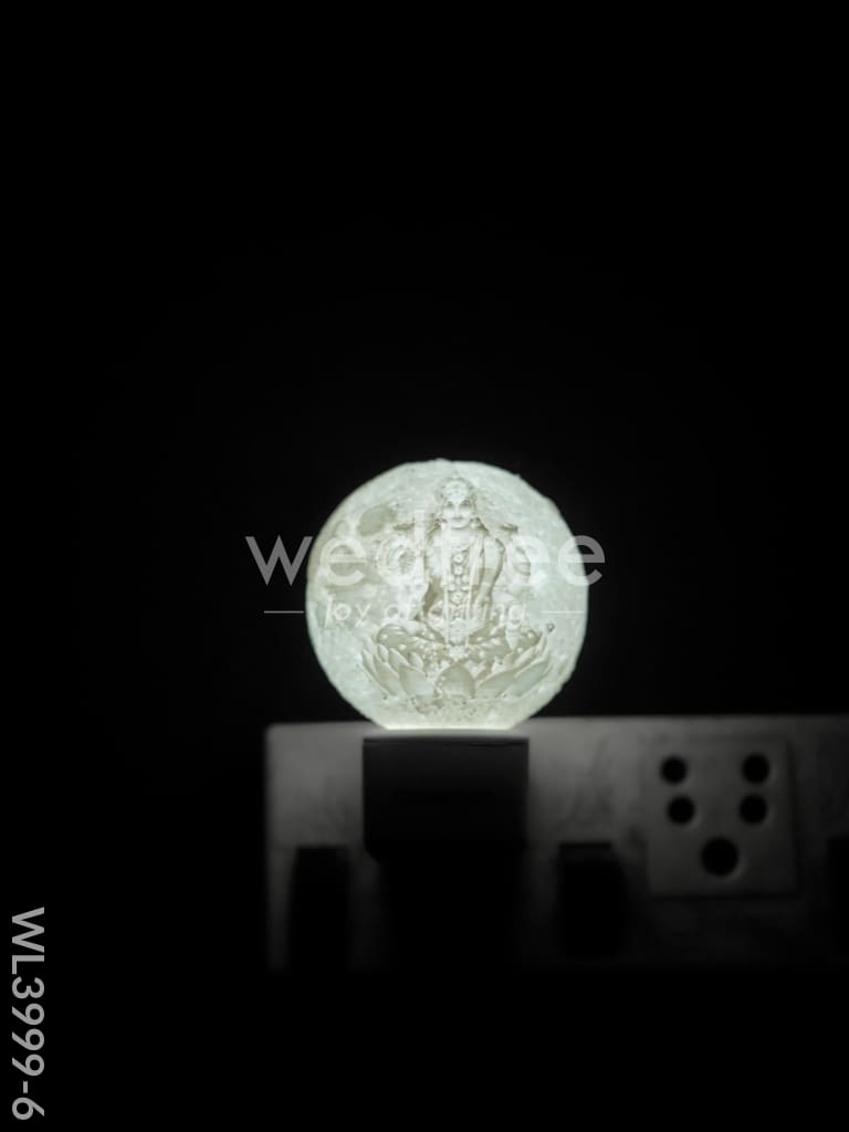 Moon Socket Lamp with Personalised Engraving - WL3999