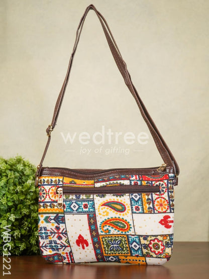 Multi Printed Design Sling Bag - WBG1221