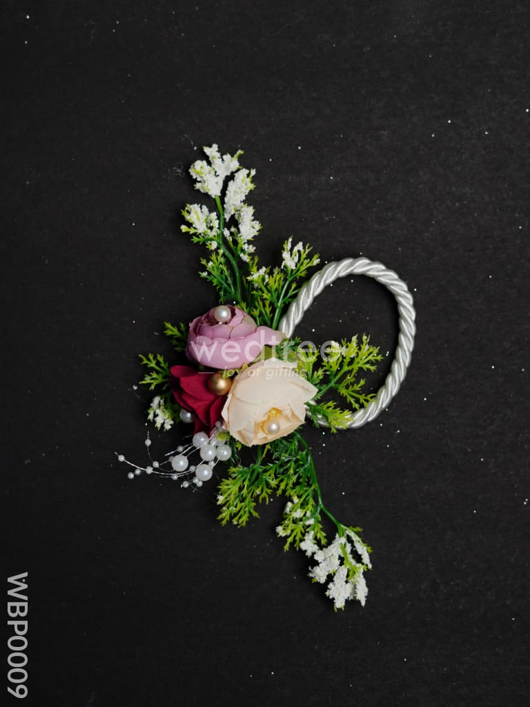 Multicolour 3 Flowers with Round Rope - WBP0009