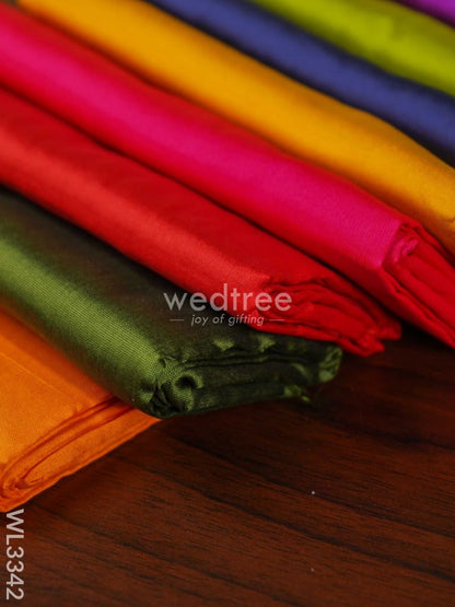 Navaratri Combo 34 Silk Cotton Blouse Bit (Pack Of 9) - WL3342