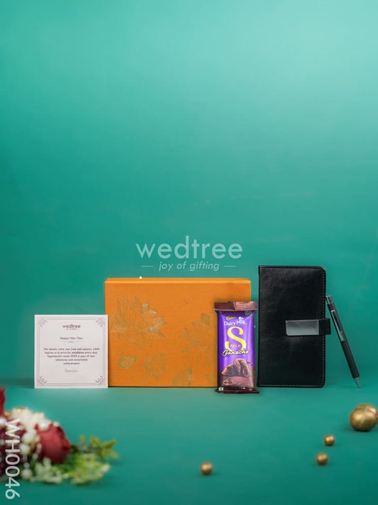 New Year Hamper 12 - Corporate Kit with Thank You Card & Chocolate - WH0046