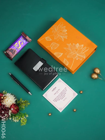 New Year Hamper 12 - Corporate Kit with Thank You Card & Chocolate - WH0046