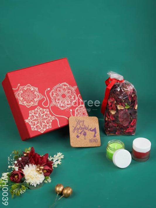 New Year Hamper 5 - Coaster, Candles and Potpouri - WH0039