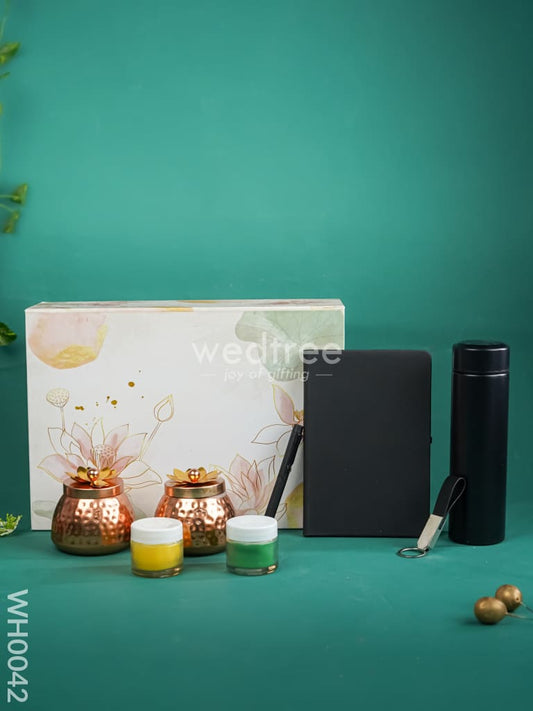 New Year Hamper 8 - Corporate Kit, Candles and Container - WH0042