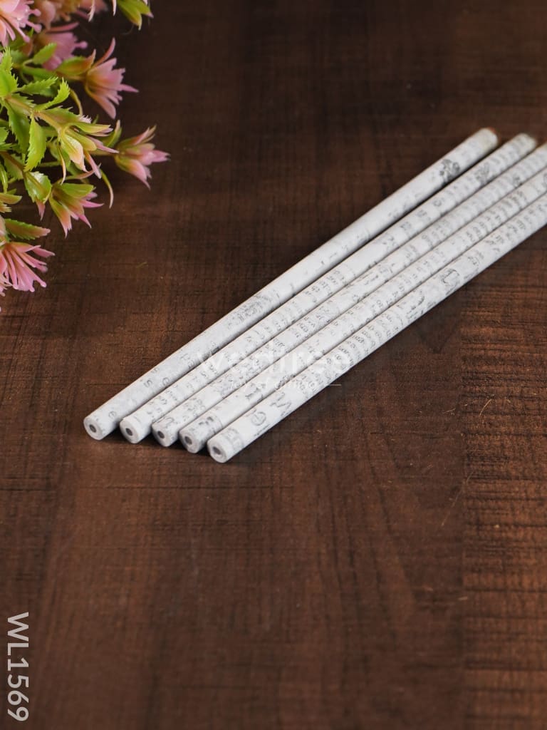 Newspaper Pencil (Set of 5) - WL1569