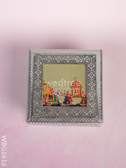 Oxidized Dry Fruit Box - 6 inch - WBG1616