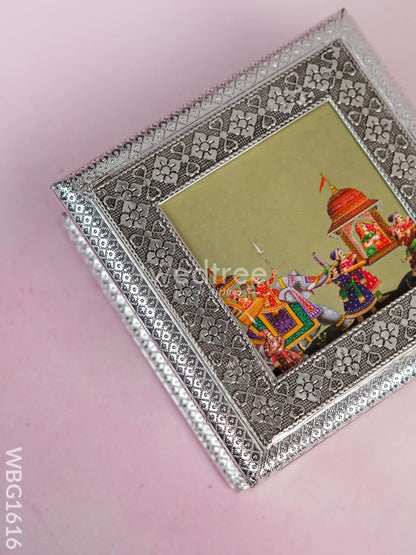 Oxidized Dry Fruit Box - 6 inch - WBG1616