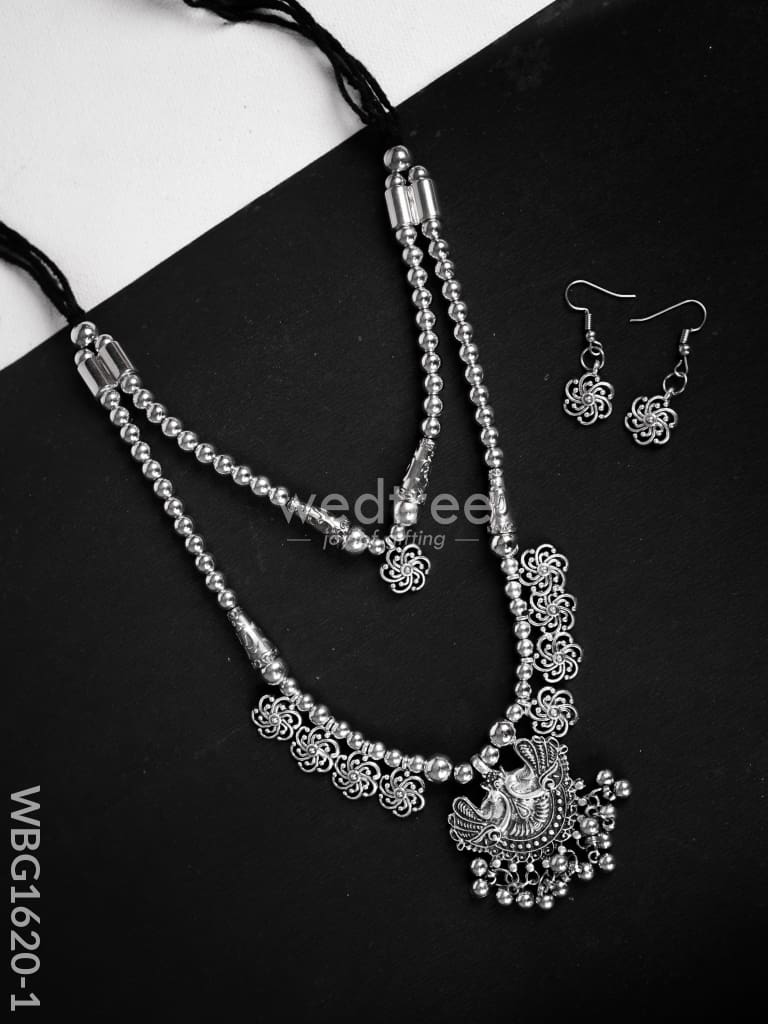 Oxidized Jewellery with Earrings - WBG1620