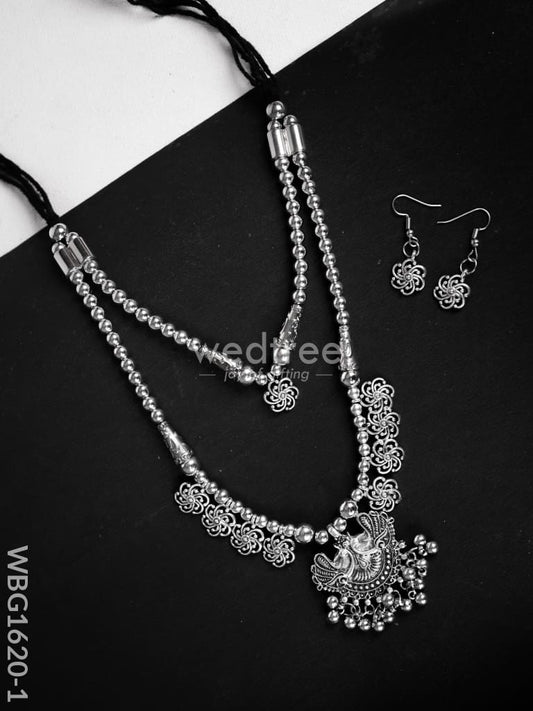 Oxidized Jewellery with Earrings - WBG1620