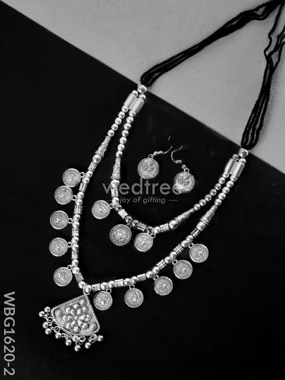 Oxidized Jewellery with Earrings - WBG1620