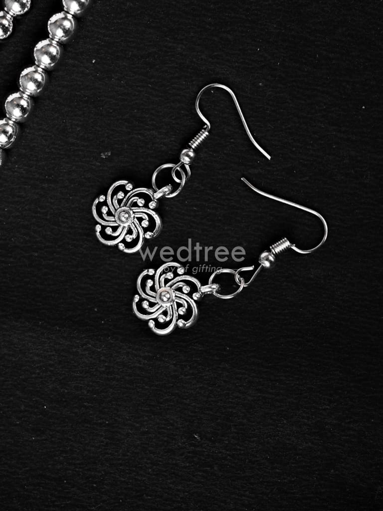 Oxidized Jewellery with Earrings - WBG1620