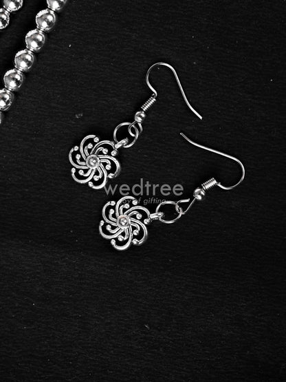 Oxidized Jewellery with Earrings - WBG1620
