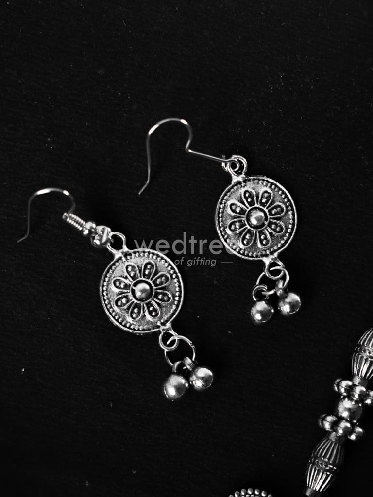 Oxidized Jewellery with Earrings - WBG1620