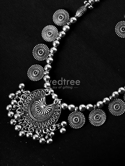 Oxidized Jewellery with Earrings - WBG1620