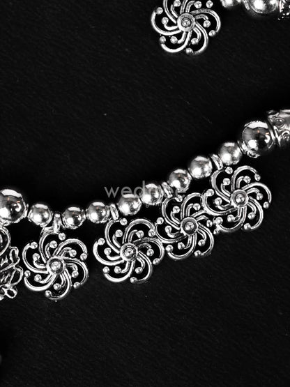 Oxidized Jewellery with Earrings - WBG1620