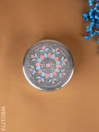 Oxidized Poori Box - 5 inch - WBG1773
