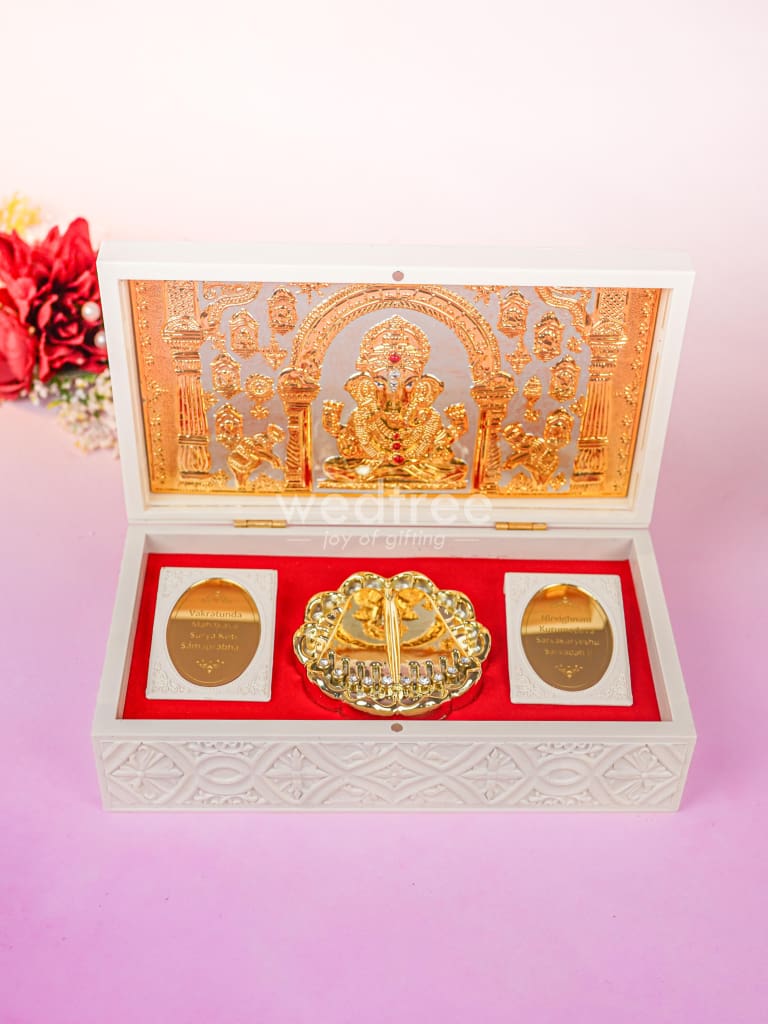 Paduka Prayer Box - Large - Ganesha - WL4786