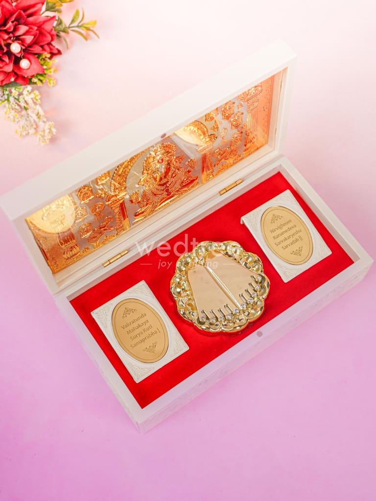 Paduka Prayer Box - Large - Ganesha - WL4786
