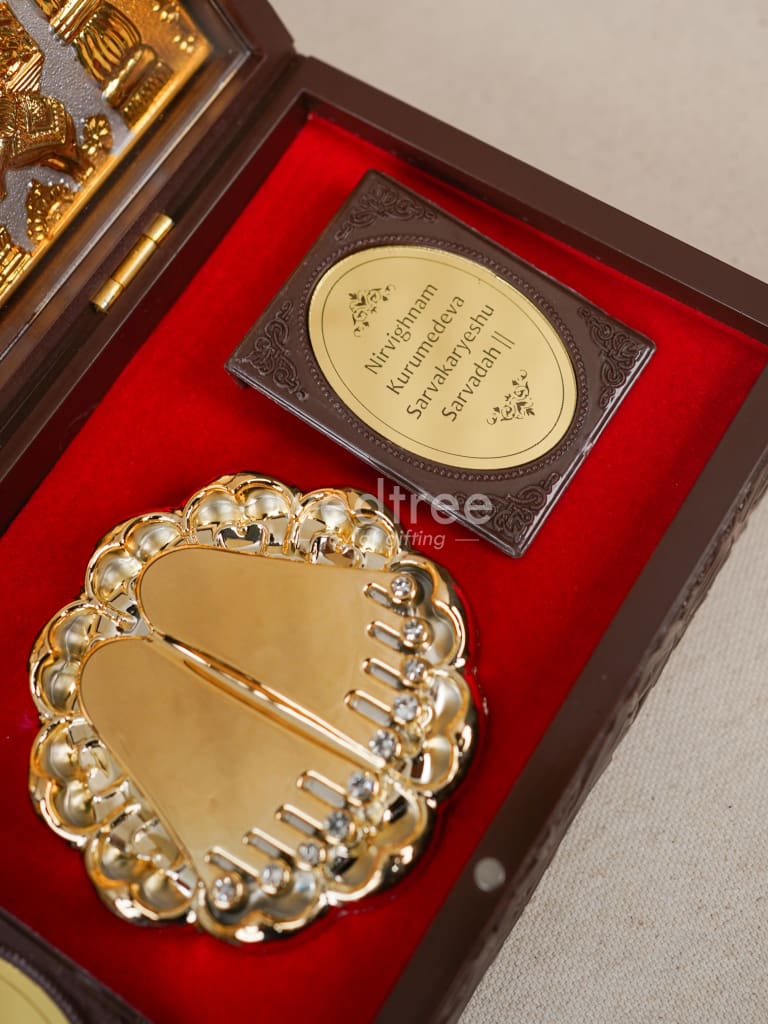 Paduka Prayer Box - Large - Ganesha - WL4786