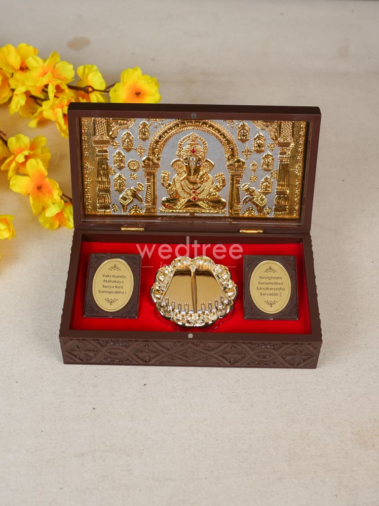 Paduka Prayer Box - Large - Ganesha - WL4786