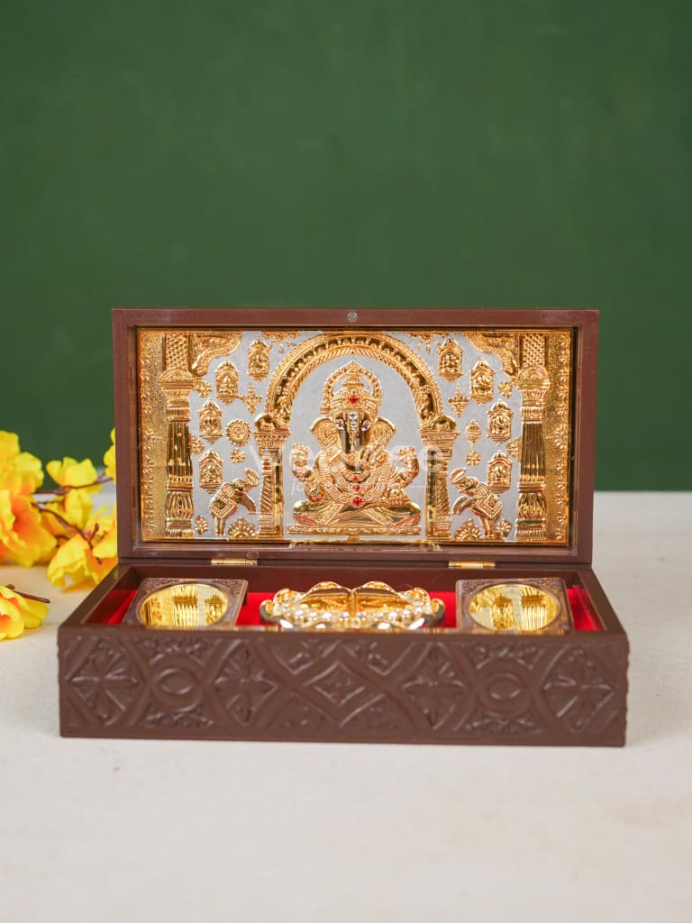 Paduka Prayer Box - Large - Ganesha - WL4786