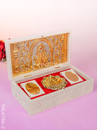 Paduka Prayer Box - Large - Ganesha - WL4786