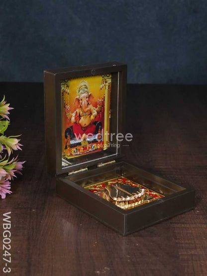 Paduka Prayer Box (Mini) - Ganesha - WBG0247-3