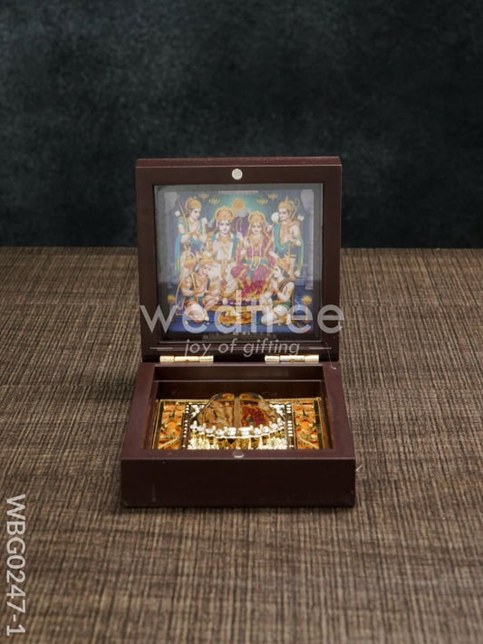 Paduka Prayer Box (Mini) - Ramar Pattabishekam - WBG0247-1