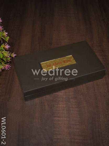 Paduka Prayer Box Shri Ram Darbar (Large) - WL0601-2
