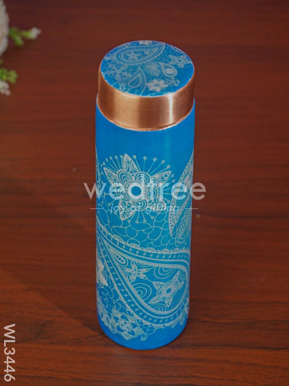 Paisley printed Copper Bottle - WL3446